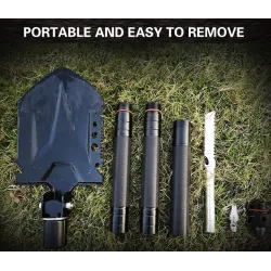 Multifunctional engineering shovel - foldable - military / survival tool - setSurvival tools