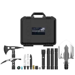 Multifunksjonell sammenleggbar spade - hage / overlevelse / camping verktøy - 76cm