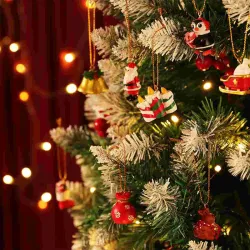 Juladventskalender - med hängande julgransprydnader - 24 st