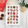 Juleadventskalender - med hængende juletræspynt - 24 stk