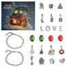 Jule-adventskalender - med armbåndlagingssett