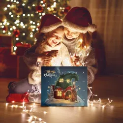 Christmas advent calendar - with bracelet making kitChristmas