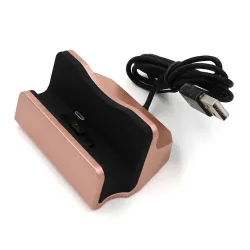 Universal oplader - dockingstation - til smartphone med micro USB stik