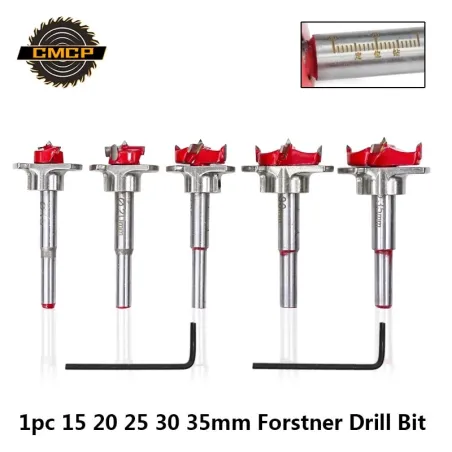 Hårdmetal bor - forstner bor - justerbar - træbearbejdning
