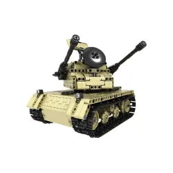 Char électrique militaire - télécommande - blocs de construction - jouet RC - 759 pièces