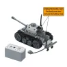 Militær elektrisk tank - byggeklosser - berøringsbryter - pedagogisk leke - 378 deler