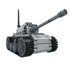 ConstrucciónTanque eléctrico militar - bloques de construcción - interruptor de encendido táctil - juguete educativo - 378 pi...