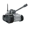 Char électrique militaire - blocs de construction - interrupteur tactile - jouet éducatif - 378 pièces