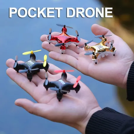 RC drone - mini lomme quadcopter - HD kamera - WIFI - FPV - samlelegetøj