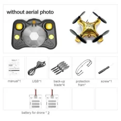 RC drone - mini lomme quadcopter - HD kamera - WIFI - FPV - samlelegetøj