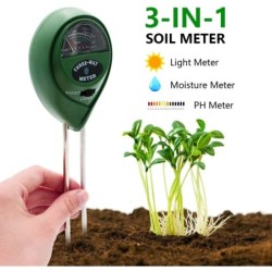 Tester del pH del suolo - tester di luce / umidità / acidità
