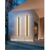 Wodoodporny kinkiet zewnętrzny - długa aluminiowa lampa LEDKinkiety
