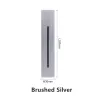 Recessed LED wall lamp - with motion sensor - outdoor IP65 - 3WWall lights