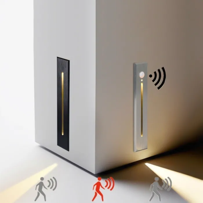 ApliquesAplique LED empotrable - con sensor de movimiento - exterior IP65 - 3W