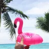 Oppblåsbar flamingo - bassengdrikkeholder - flytende leketøy - 10 stk