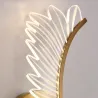 ApliquesLámpara de pared LED moderna - diseño alas doradas - interior