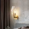 Applique en cristal doré - LED - Style nordique