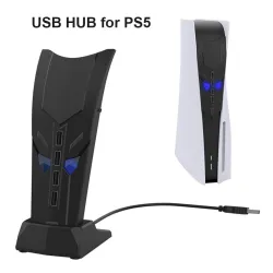 AccesoriosHUB USB para PS5 - 4 puertos - divisor - expansor
