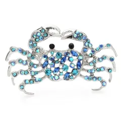 Crabe strass - broche