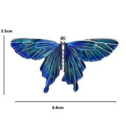 broche de borboleta de esmalte