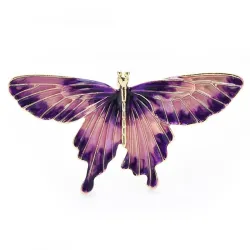 broche de borboleta de esmalte