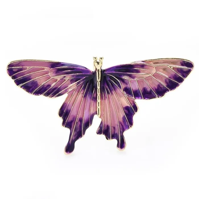 broche de borboleta de esmalte