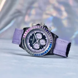 PAGANI DESIGN - mechanical / automatic watch - rainbow bezel - waterproof - leather / nylon strapWatches