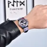 PAGANI DESIGN - mechanical / automatic watch - rainbow bezel - waterproof - leather / nylon strapWatches