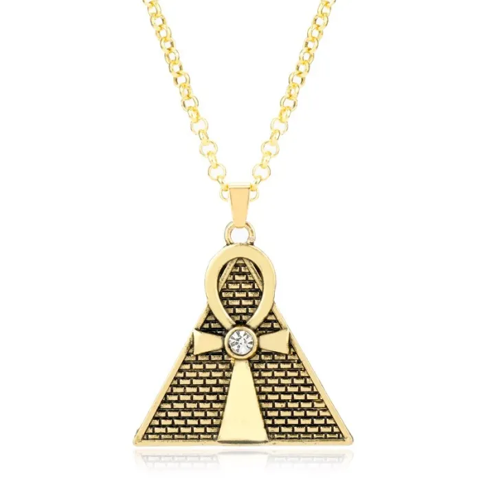 Ankh égyptien - symbole de vie - pendentif avec collier