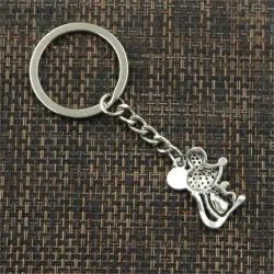 Jolie petite souris - bronze/argent - porte-clés