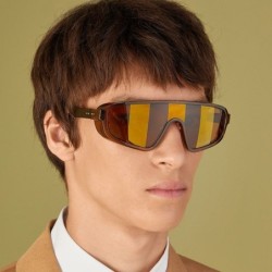 Jednoczęściowa osłona przeciwsłoneczna - oprawka oversize - okulary przeciwsłoneczne - gogle sportowe - wiatroszczelne - UV40...