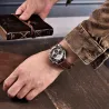 Pagani Design - Automatik-Quarzuhr - Saphirglas - Chronograph - Leder - Edelstahl