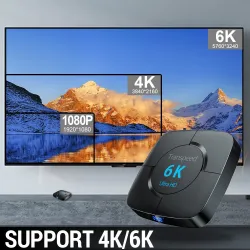 Android 10 - TV Box - Blacklight 6K - Wifi - Taleassistent 4 GB RAM 32G 64G