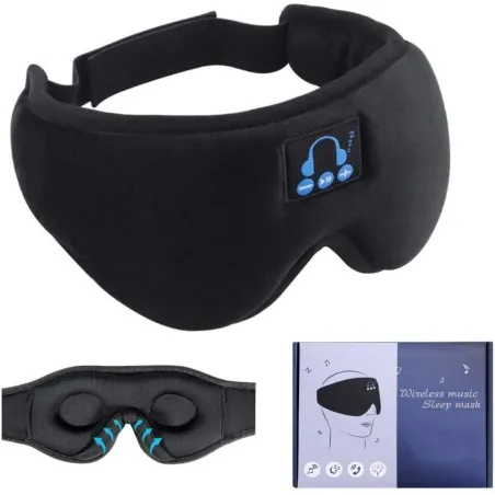 Sovende øyemaske - med Bluetooth-headset og mikrofon