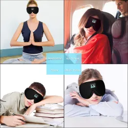 Slaapmasker - met Bluetooth-headset en microfoonSlaapmaskers