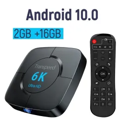 Android 10 - TV Box - Blacklight 6K - Wifi - Taleassistent 4 GB RAM 32G 64G