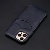Nahkasuojakotelo luottokorttipaikalla iPhonelle
