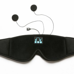 Maschera per dormire - con auricolare Bluetooth e microfono