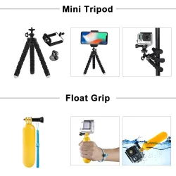 GoPro tilbehørssæt - montering - brystrem - stativadapter - flydende greb