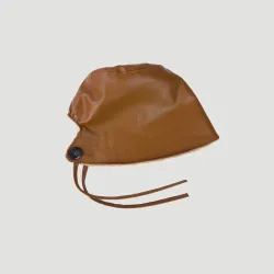 Bucket style hatt - varm vinter läder hatt - koreansk stil
