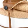 Bucket style hatt - varm vinter läder hatt - koreansk stil
