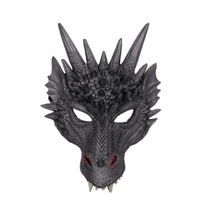 Masque d'Halloween - Visage de dragon 3D