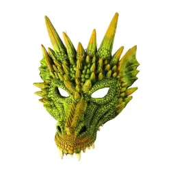 Masque d'Halloween - Visage de dragon 3D