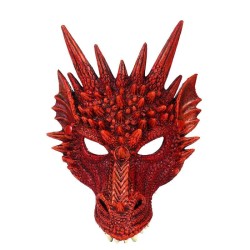 Halloween-masker - 3D-drakengezichtMaskers