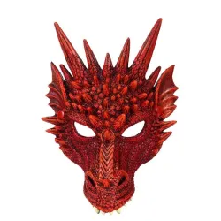 MáscaraMáscara de Halloween - cara de dragón 3D