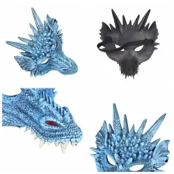 MáscaraMáscara de Halloween - cara de dragón 3D