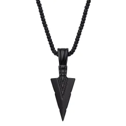 CollaresColgante de punta de flecha - collar estilo hip-hop