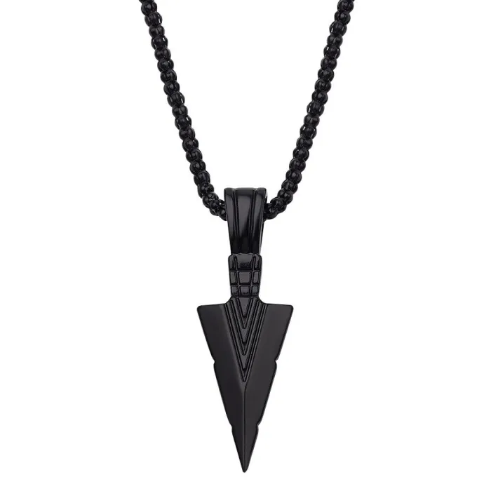 CollaresColgante de punta de flecha - collar estilo hip-hop