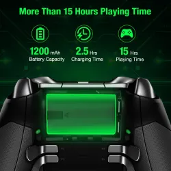 4 x 1200mAh batteripakke - USB-ladedokkingstasjon - for Xbox One X / S / Xbox Elite-kontroller