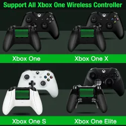 ControladorPaquete de 4 baterías de 1200 mAh - Base de carga USB - para Xbox One X / S / Xbox Elite Controller